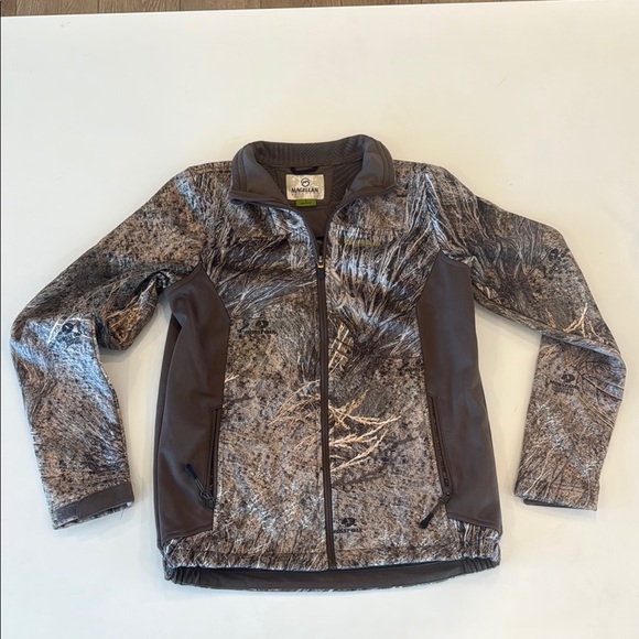 Magellan Outdoors Jackets & Blazers - Magellan Outdoors Brown and Gray Utility Jacket